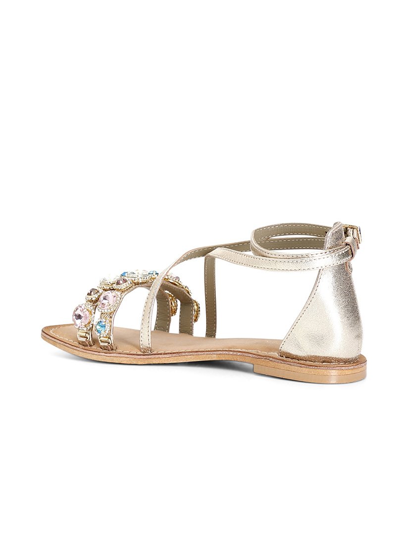 Sandálias Senhora Prateado