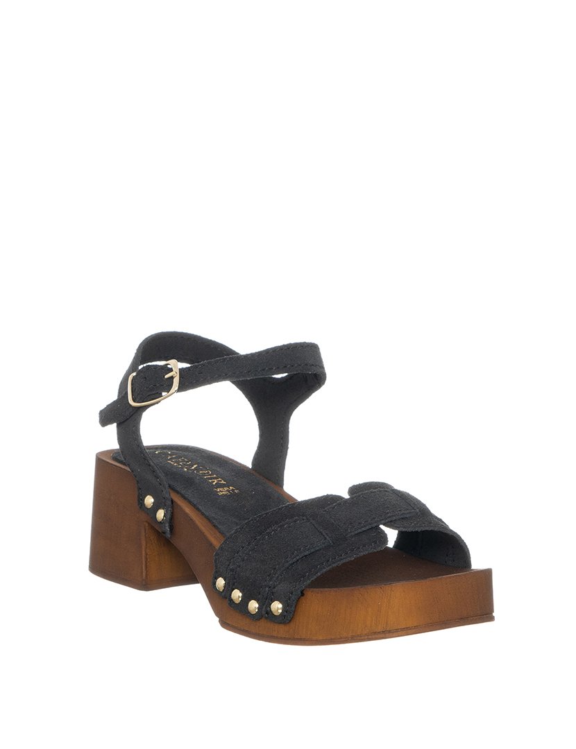 Sandálias com Salto Senhora Preto