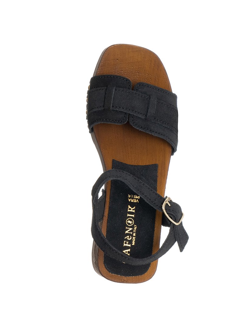 Sandálias com Salto Senhora Preto