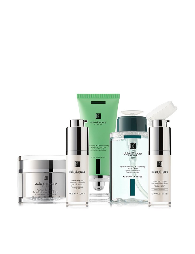 Conjunto Rotina Completa Cuidado com a Pele para o Dia Inteiro (5 unidades)