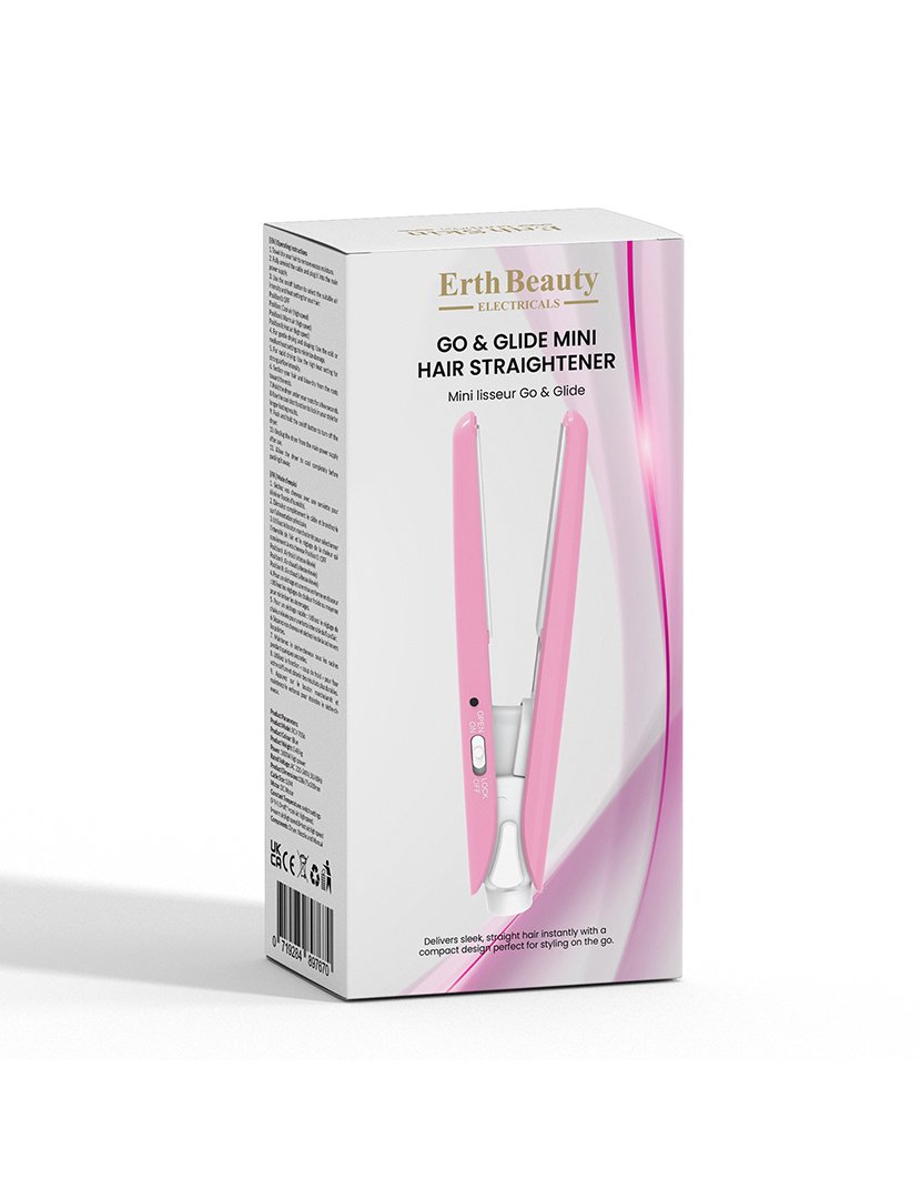 Alisador de Cabelo Mini Go & Glide Rosa