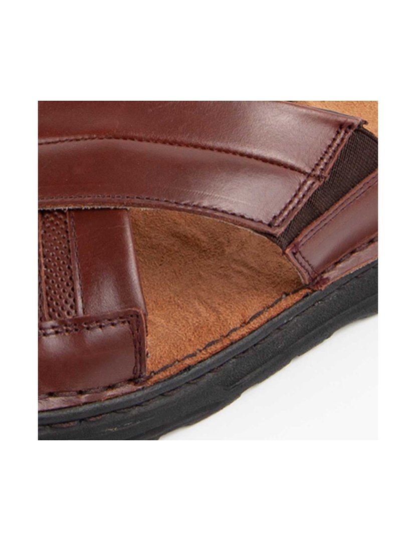 Sandálias Homem Castanho