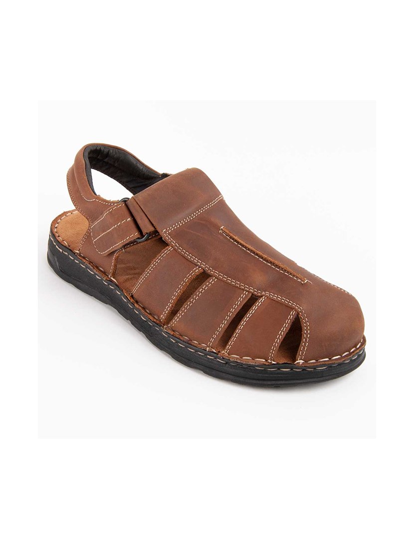 Sandálias Homem Castanho