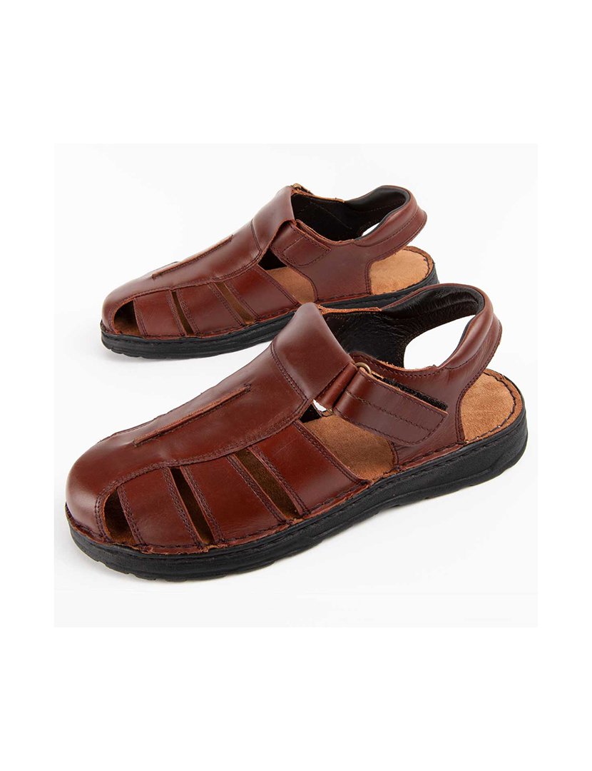 Sandálias Homem Castanho