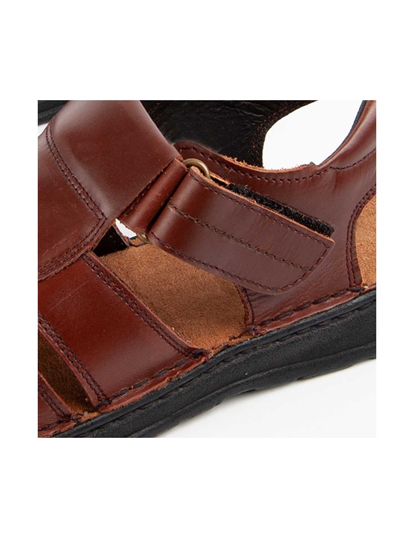 Sandálias Homem Castanho