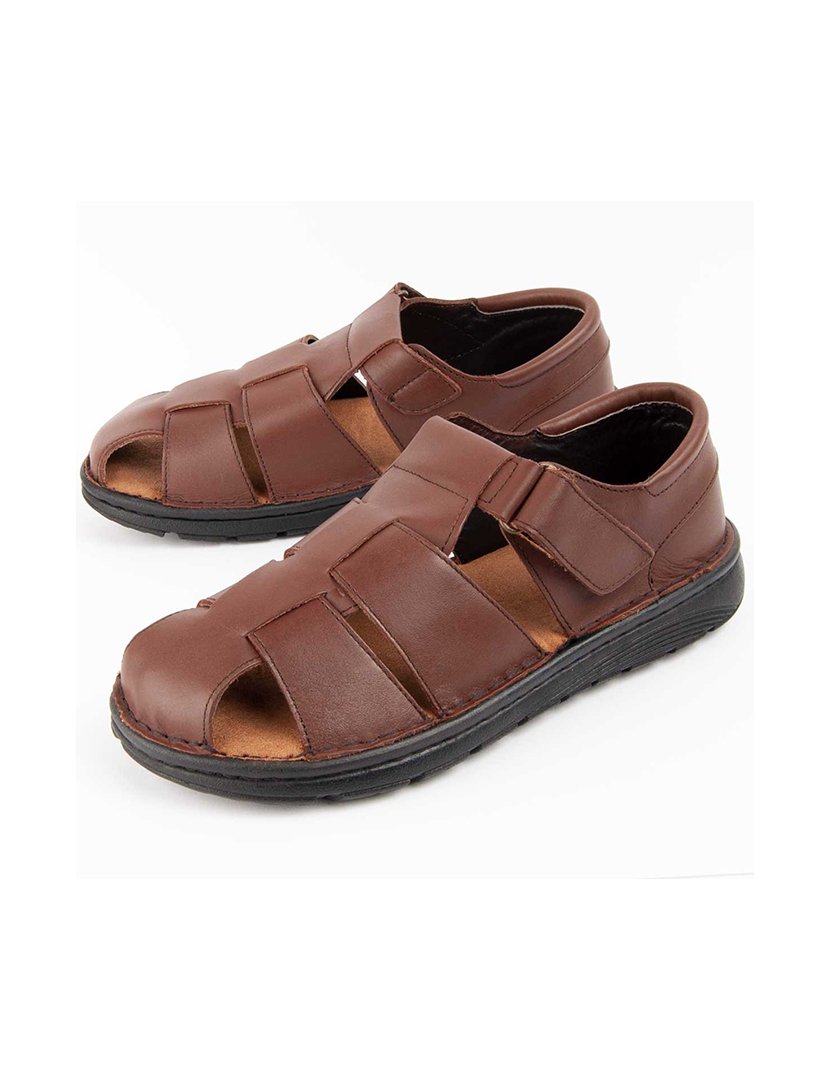 Sandálias Homem Castanho