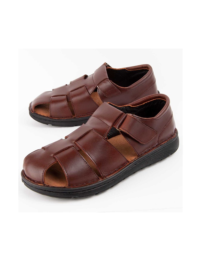 Sandálias Homem Castanho
