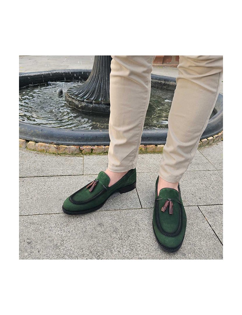 Mocassin Homem Verde