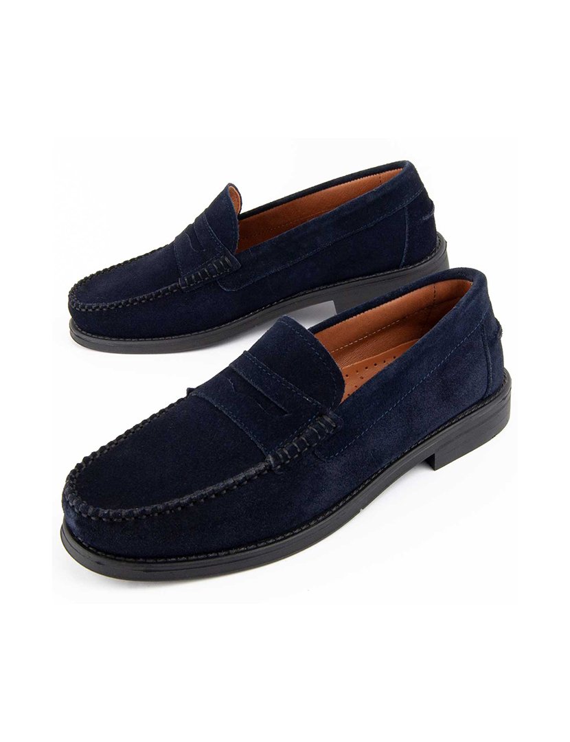 Mocassins Homem Azul