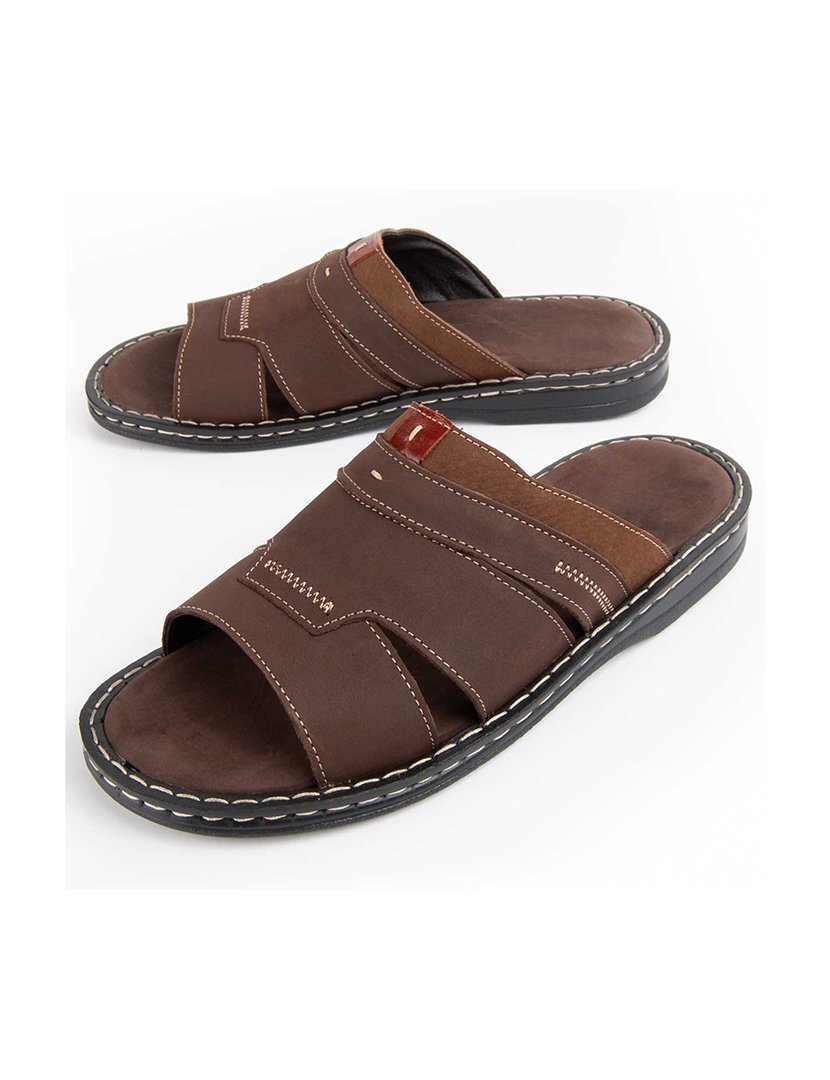 Sandálias Homem Castanho