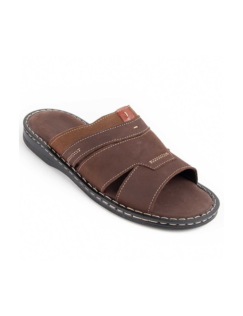 Sandálias Homem Castanho