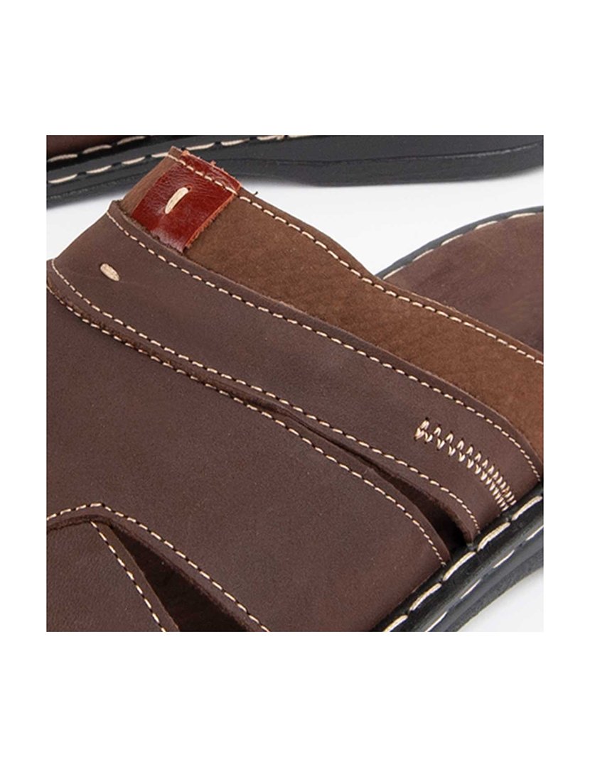 Sandálias Homem Castanho