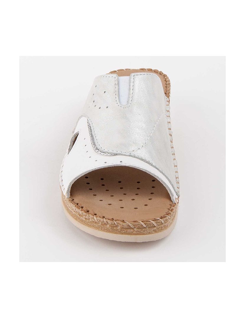 Sandálias de Cunha Senhora Branco