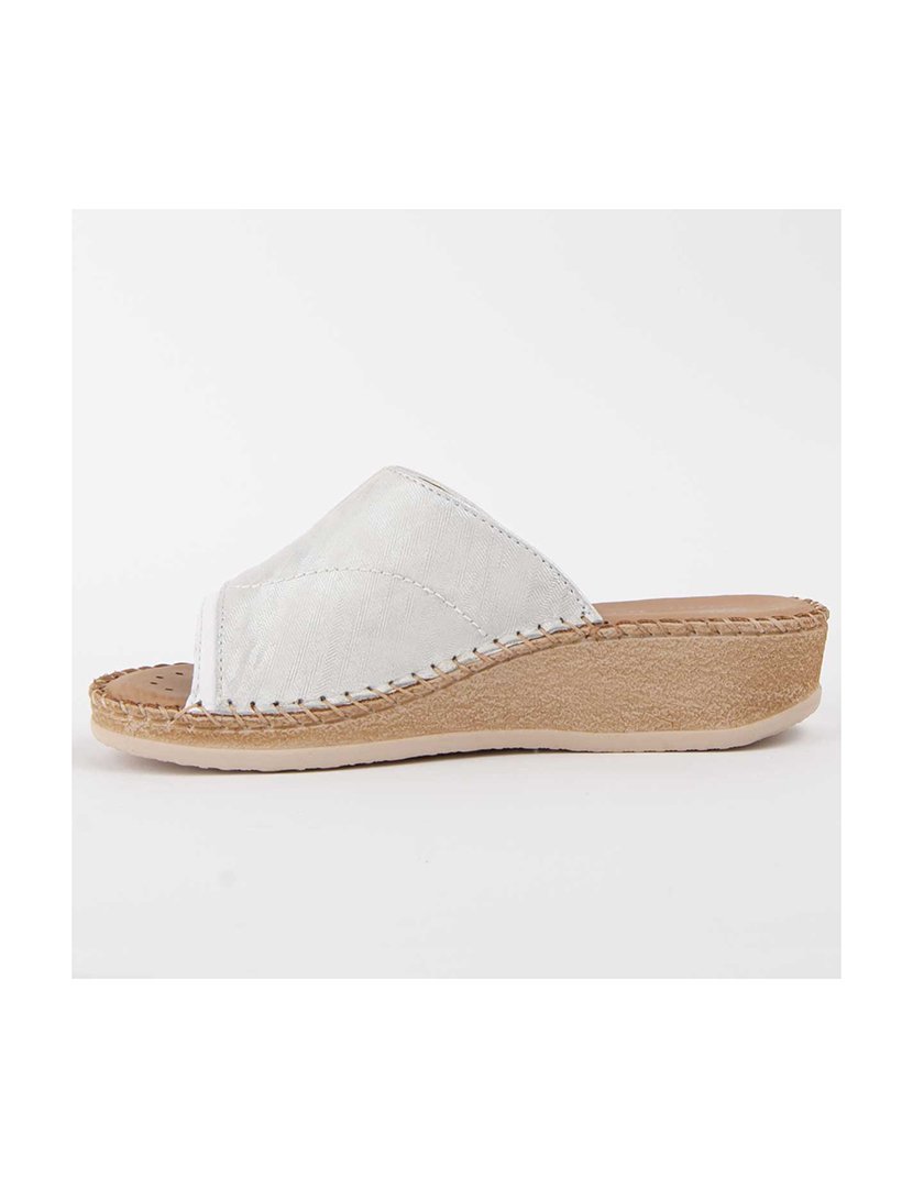 Sandálias de Cunha Senhora Branco