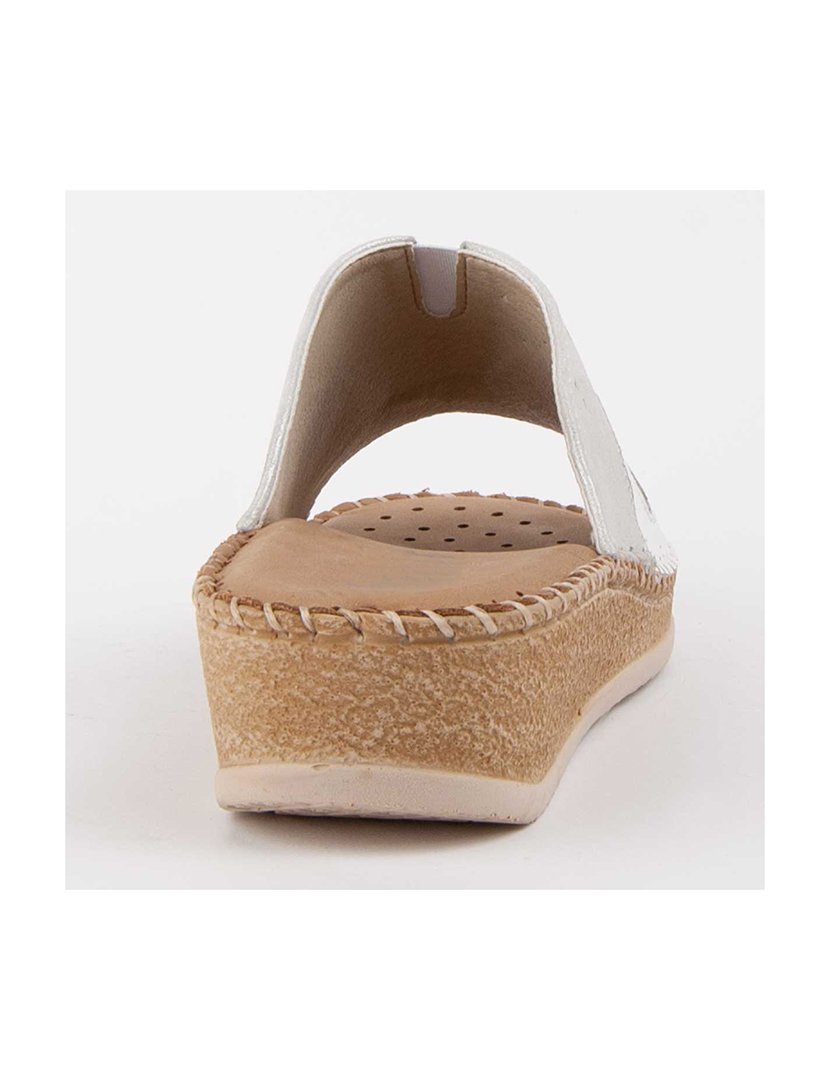 Sandálias de Cunha Senhora Branco