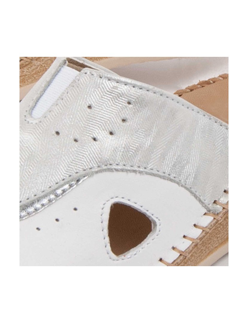 Sandálias de Cunha Senhora Branco