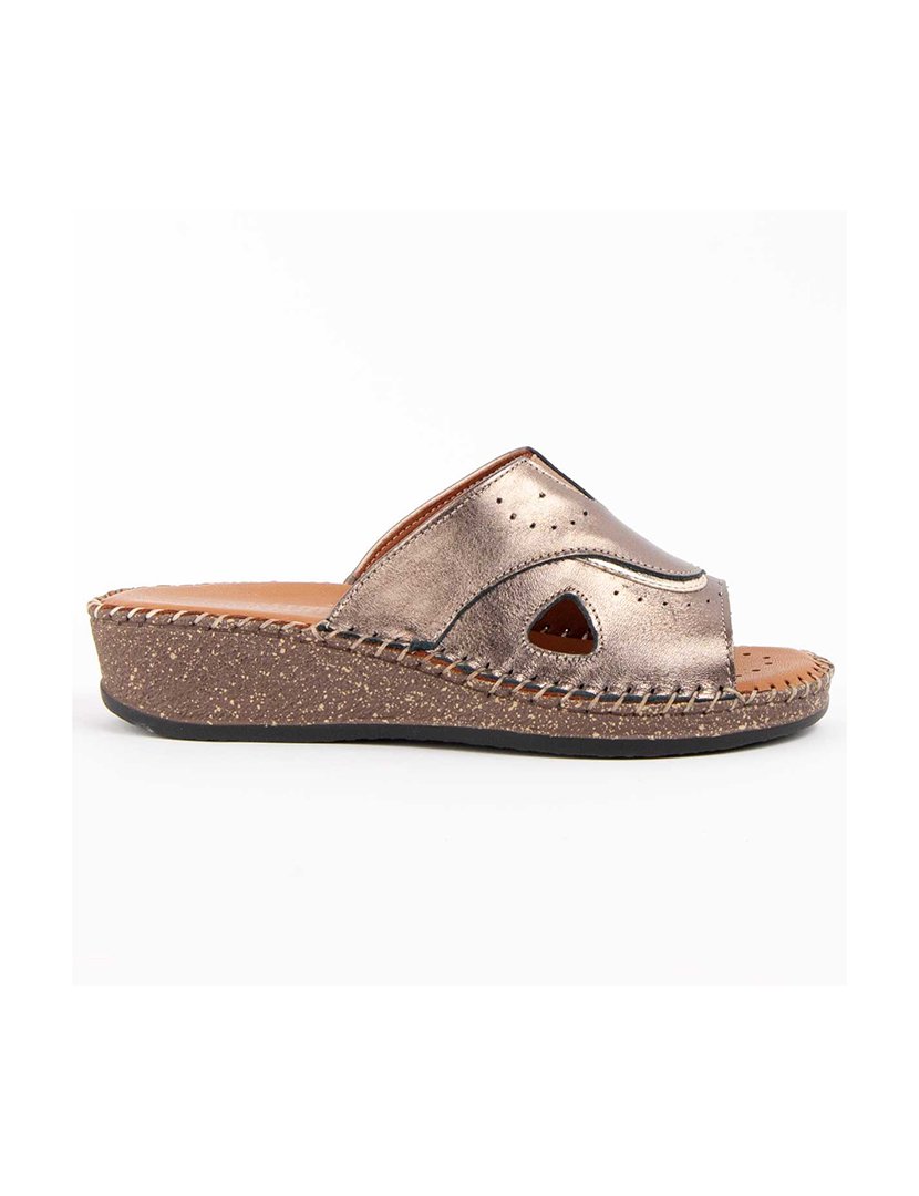 Sandálias de Cunha Senhora Cinza