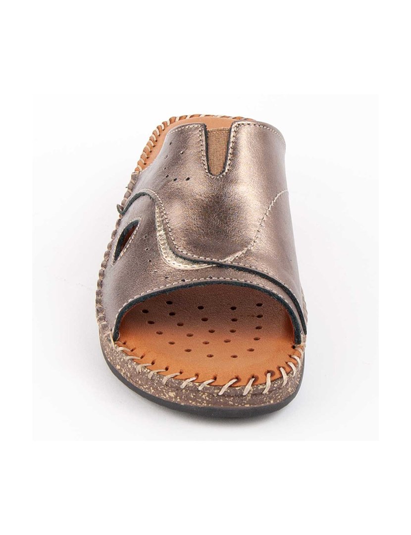 Sandálias de Cunha Senhora Cinza