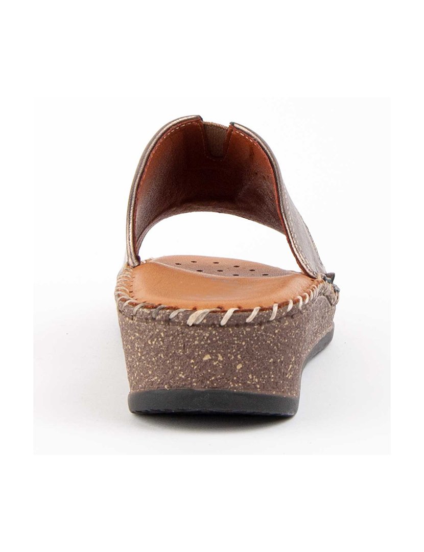 Sandálias de Cunha Senhora Cinza