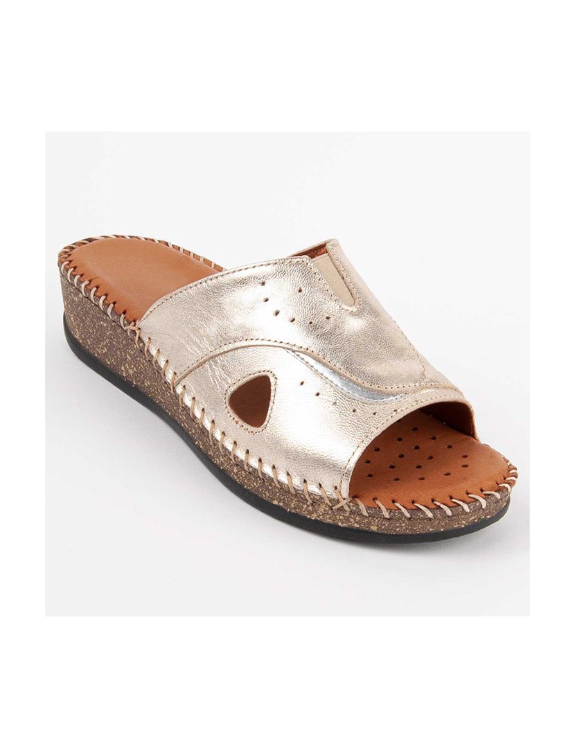 Sandálias de Cunha Senhora Dourado