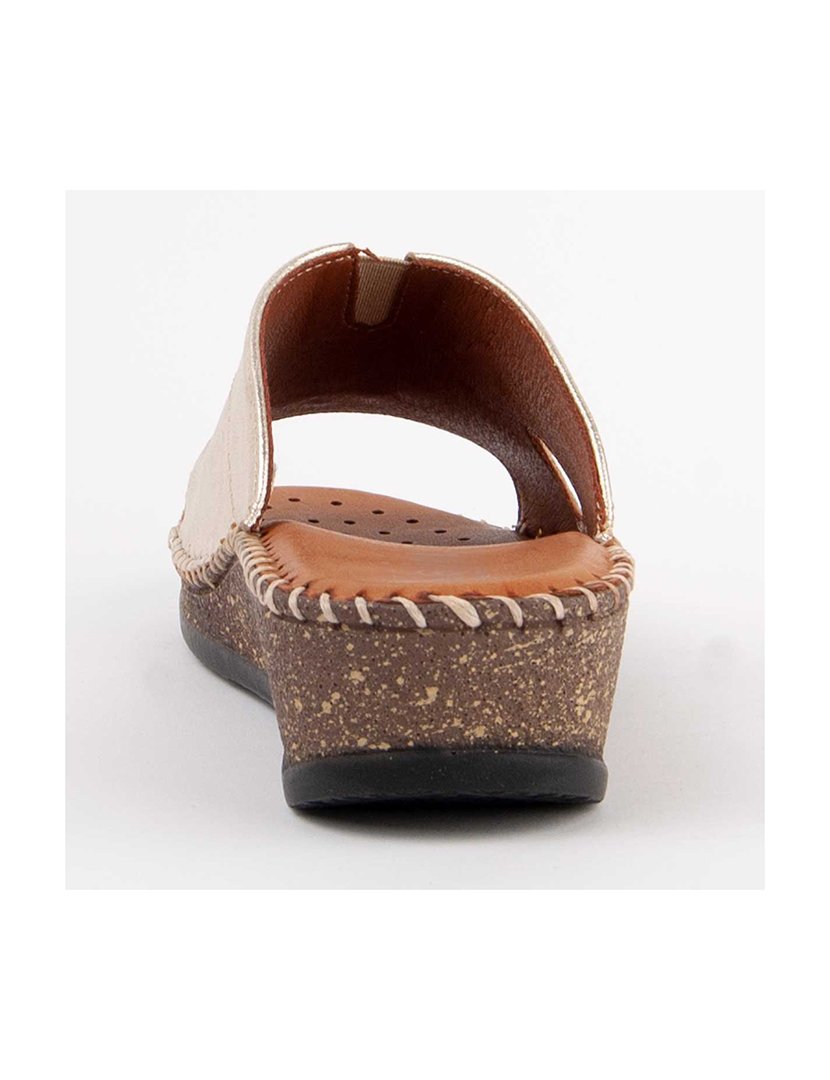 Sandálias de Cunha Senhora Dourado