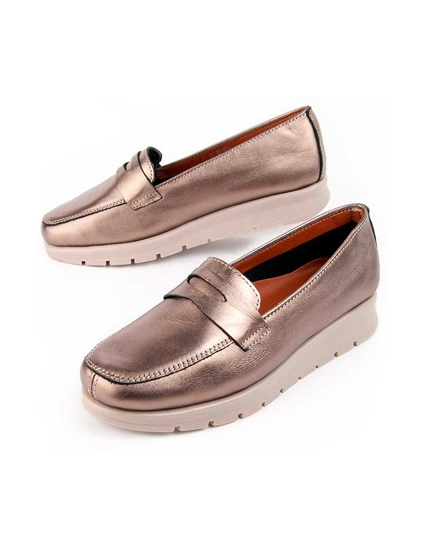 Mocassin Senhora Cinza