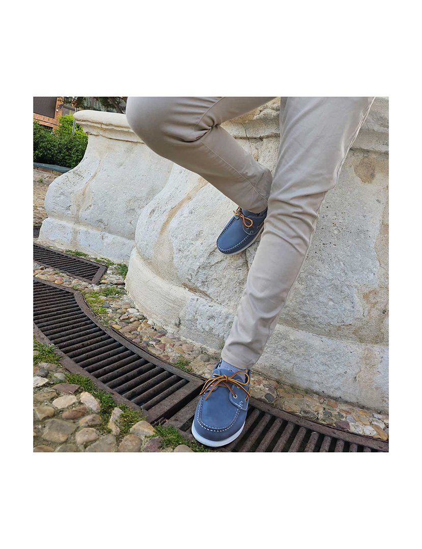 Sapatos Náuticos Homem Azul