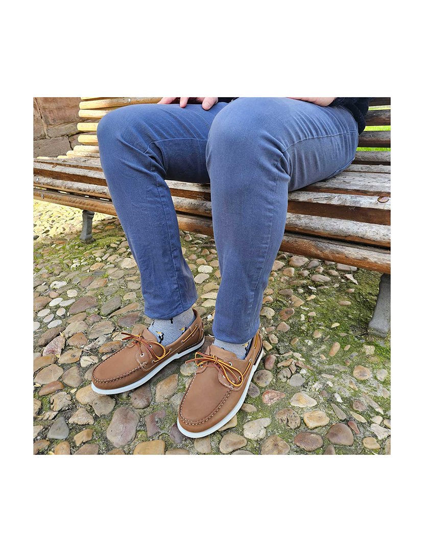 Sapatos Náuticos Homem Castanho