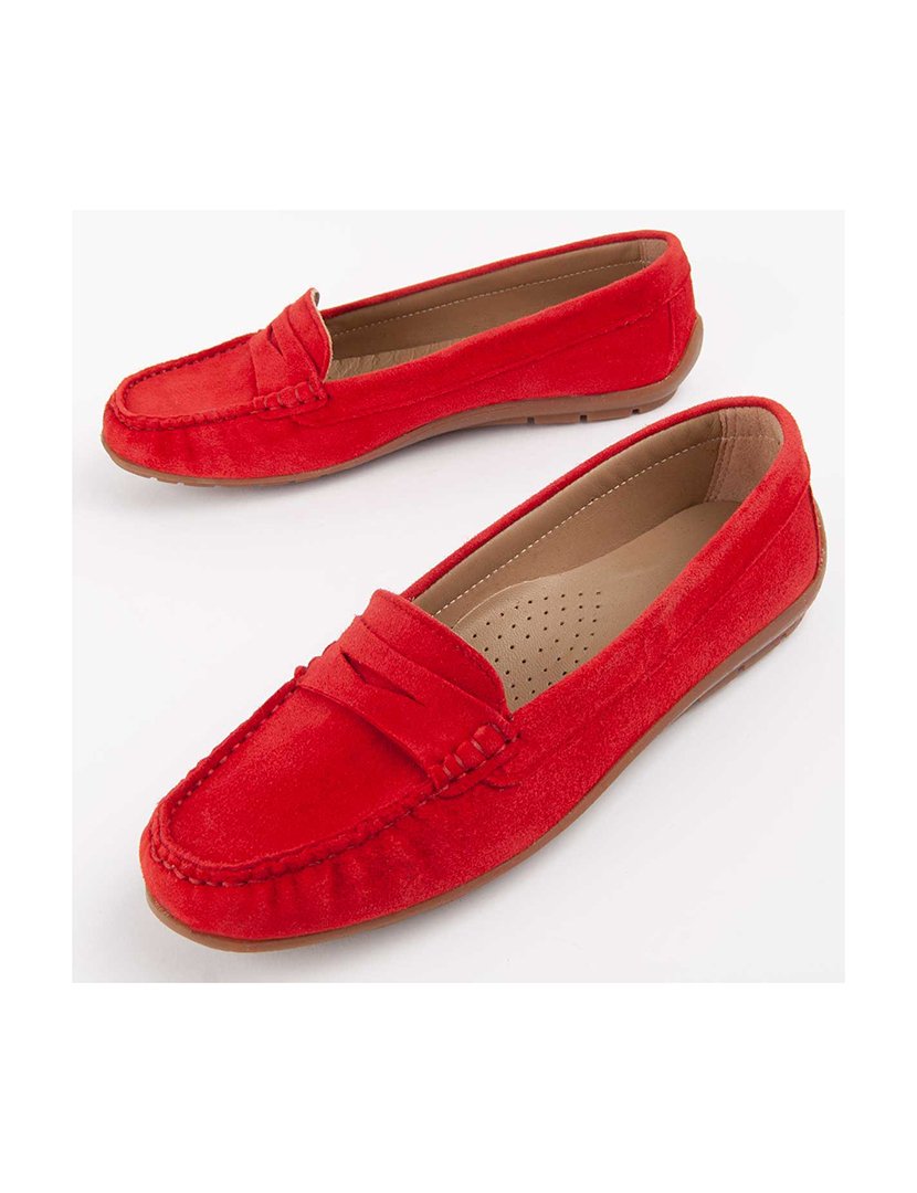 Mocassin Senhora Vermelho