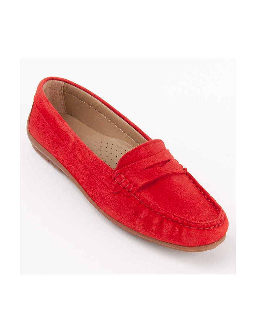 Mocassin Senhora Vermelho