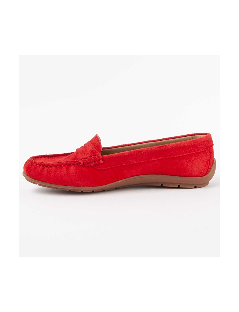 Mocassin Senhora Vermelho