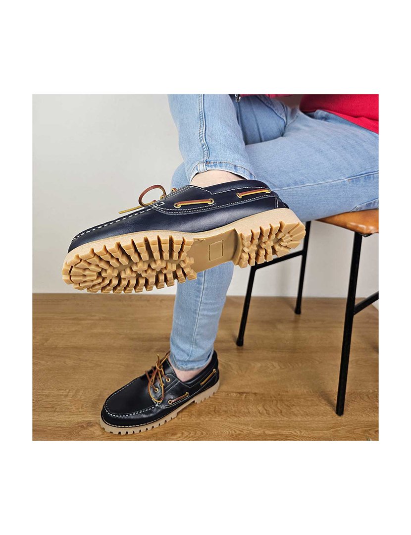 Sapatos Náuticos Homem Azul