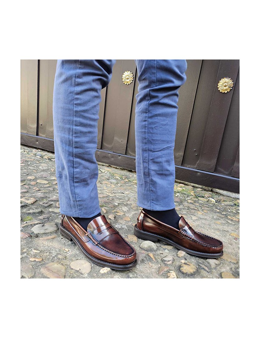 Mocassins Homem Castanho