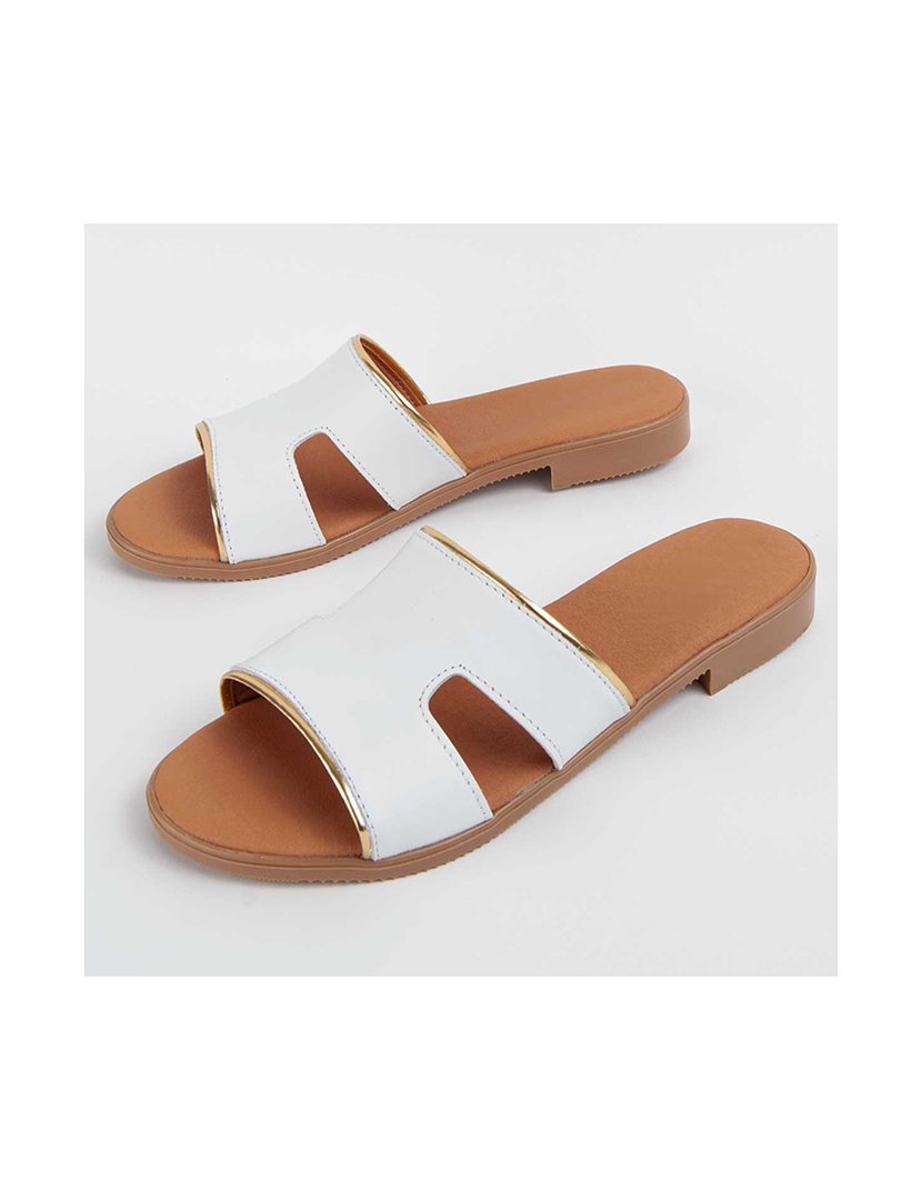 Sandálias Rasas Senhora Branco