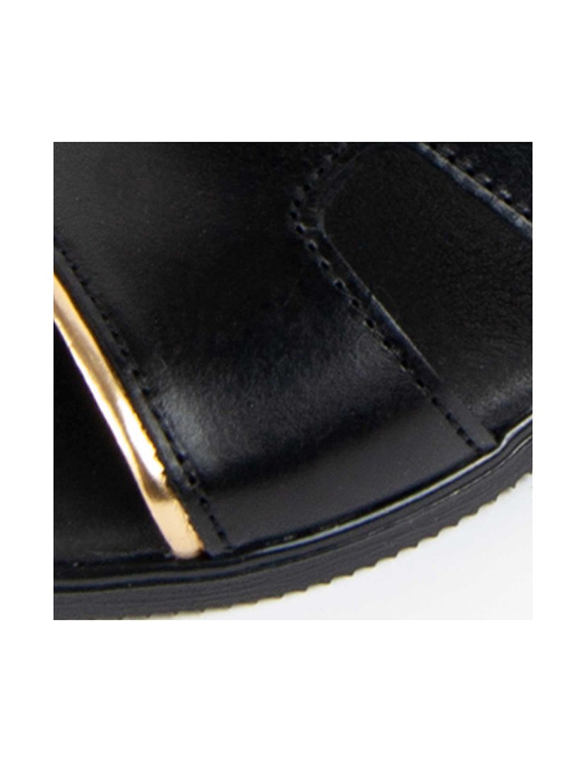 Sandálias Rasas Senhora Preto