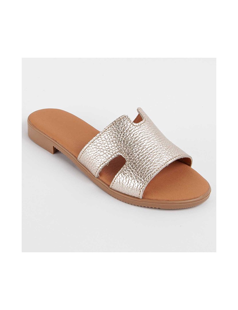 Sandálias Rasas Senhora Dourado