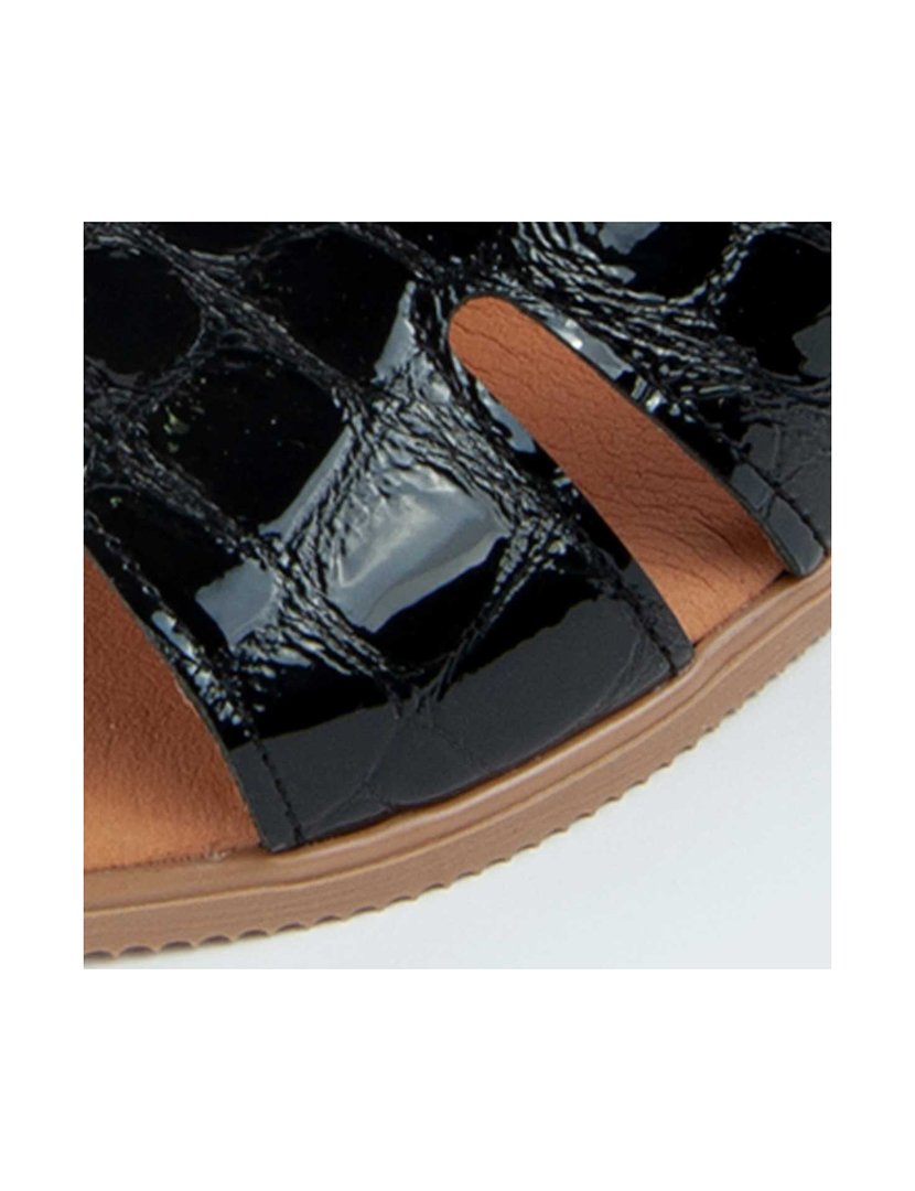 Sandálias Rasas Senhora Preto