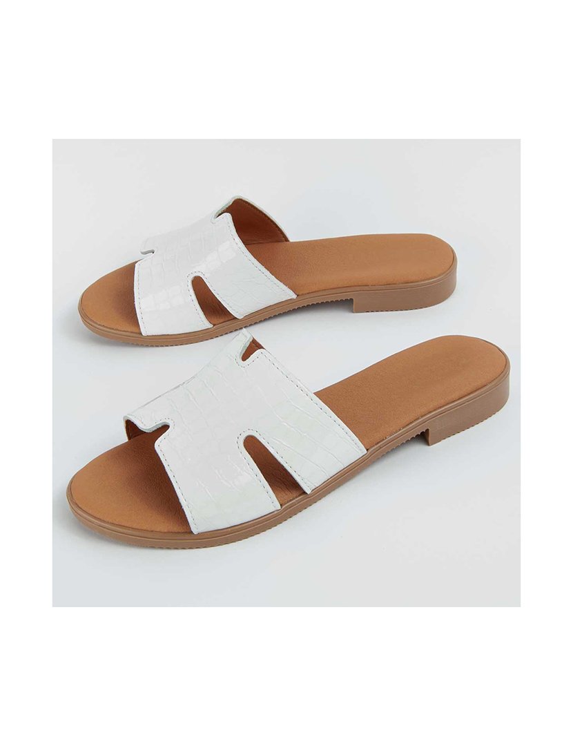 Sandálias Rasas Senhora Branco
