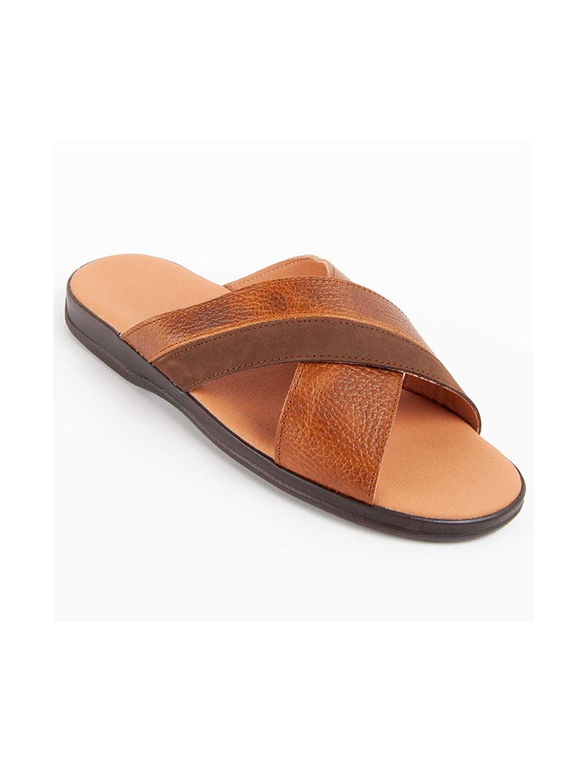 Sandálias Homem Castanho