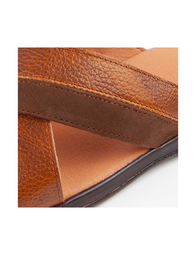 Sandálias Homem Castanho