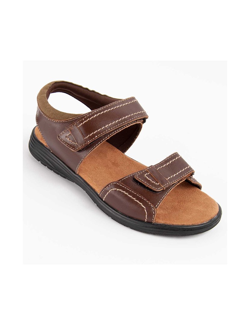 Sandálias Homem Castanho