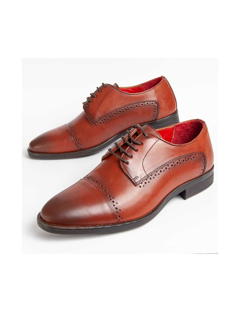 Sapatos Oxford Homem Castanho