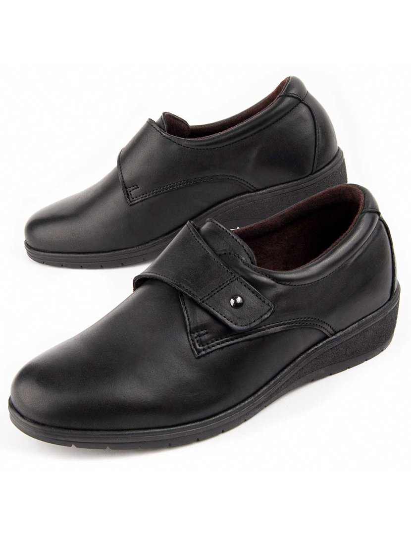 Mocassin Plataforma Senhora Preto