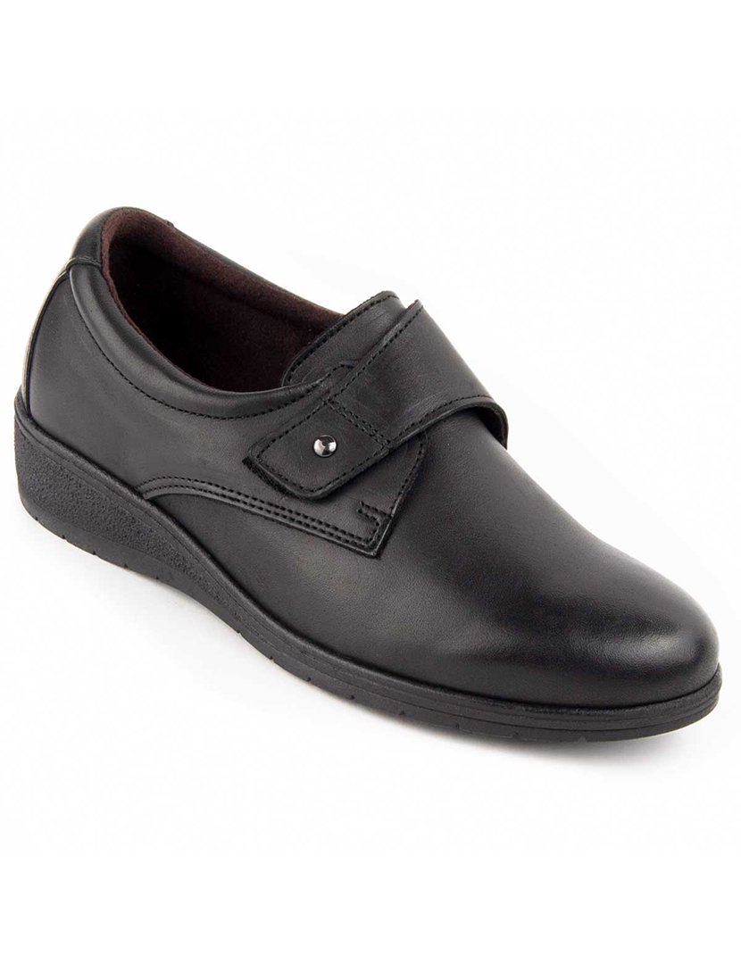 Mocassin Plataforma Senhora Preto