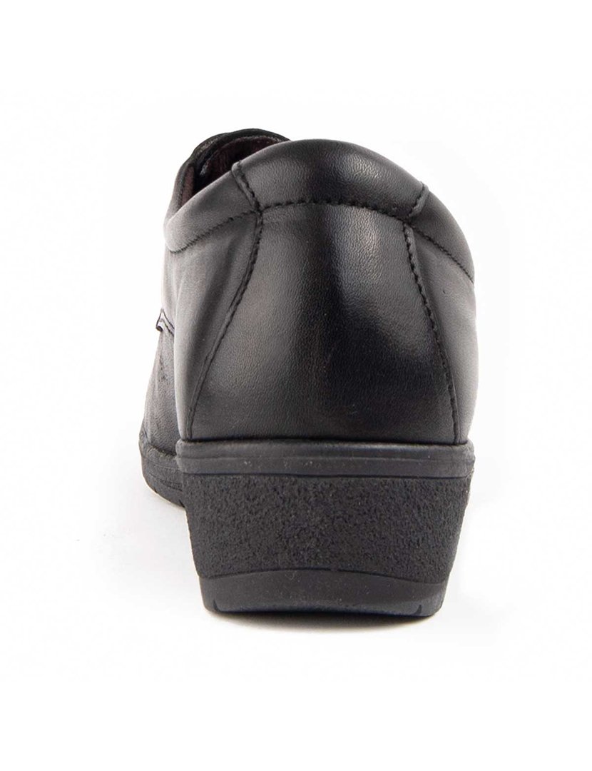 Mocassin Plataforma Senhora Preto