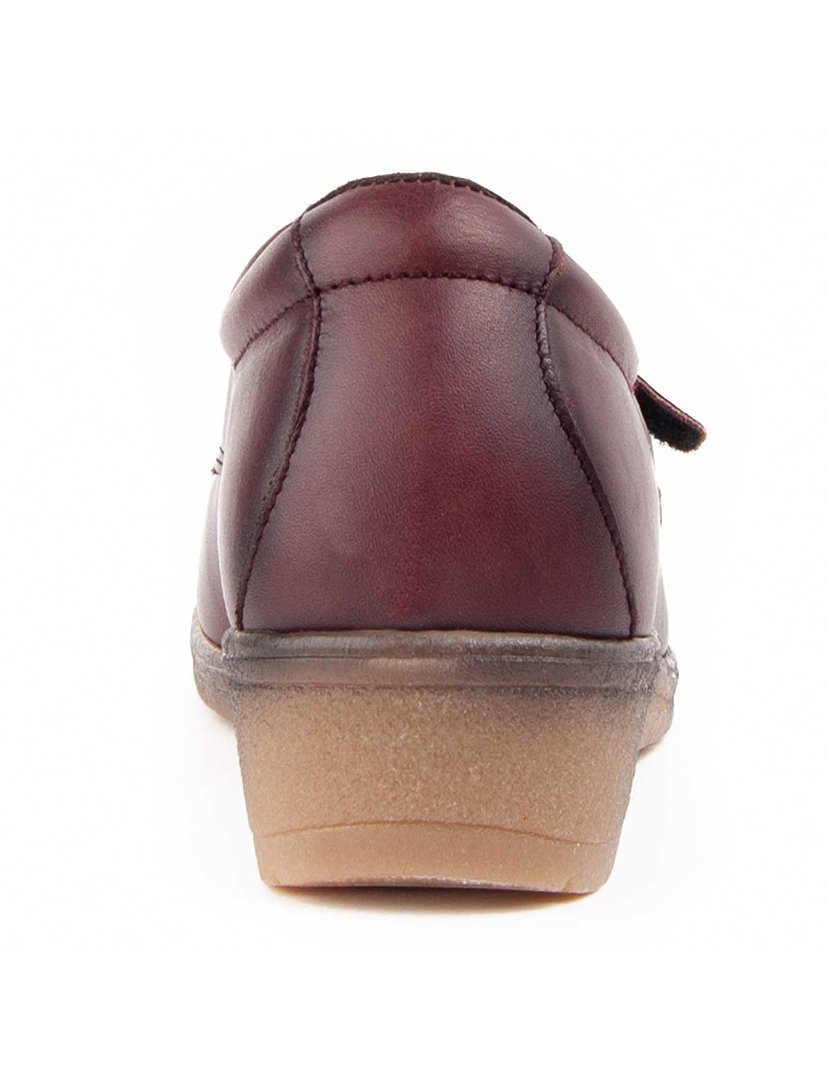 Mocassin Plataforma Senhora Vermelho