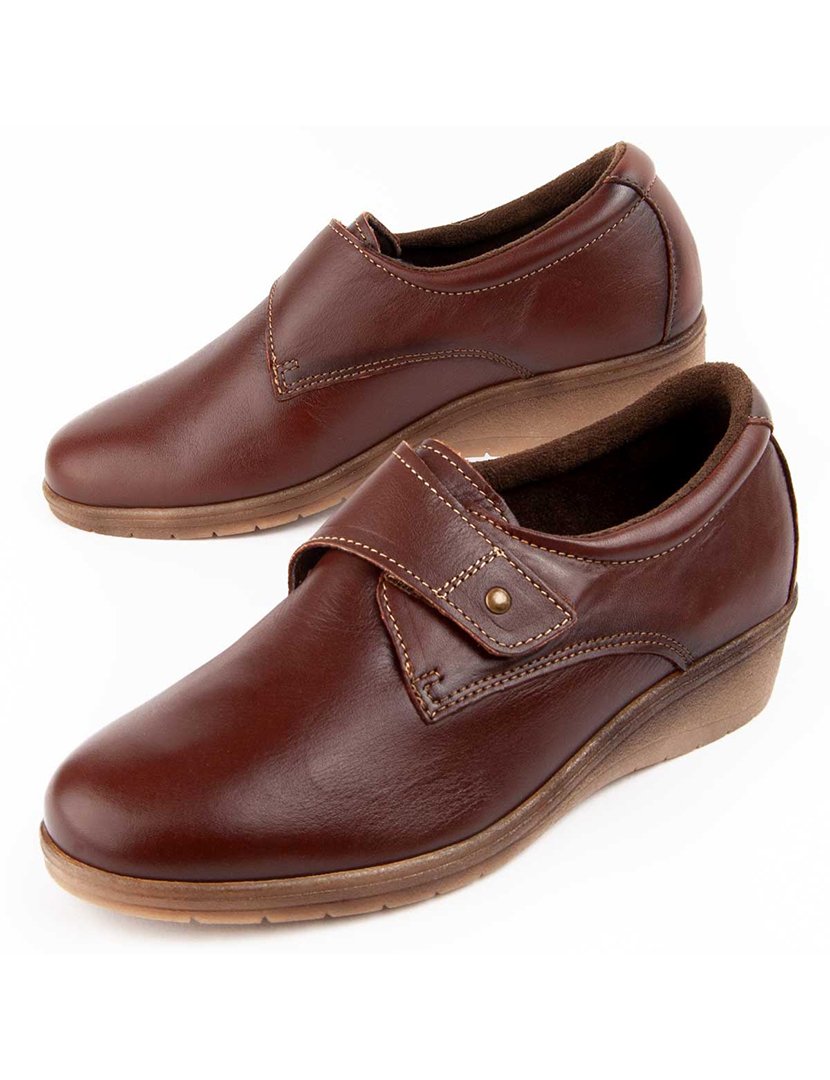 Mocassin Plataforma Senhora Castanho
