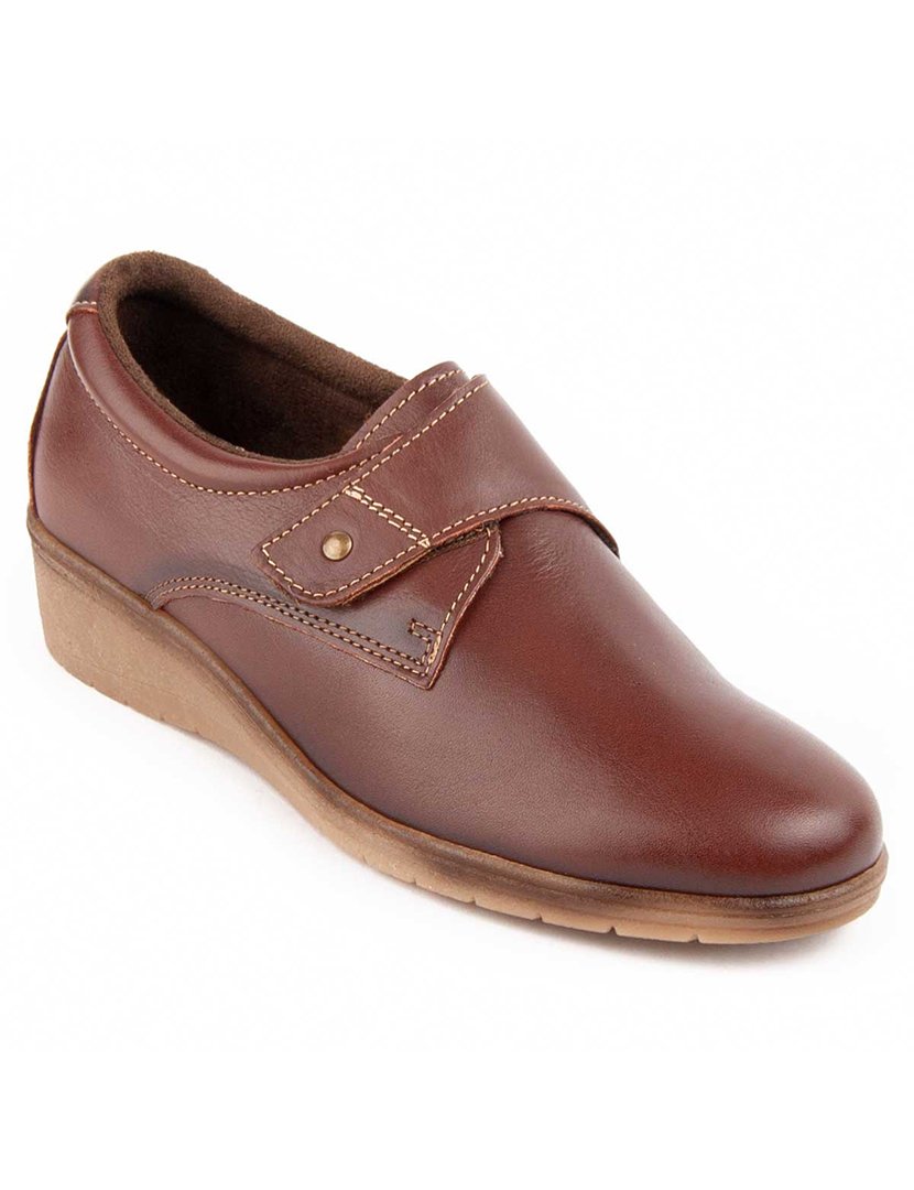 Mocassin Plataforma Senhora Castanho