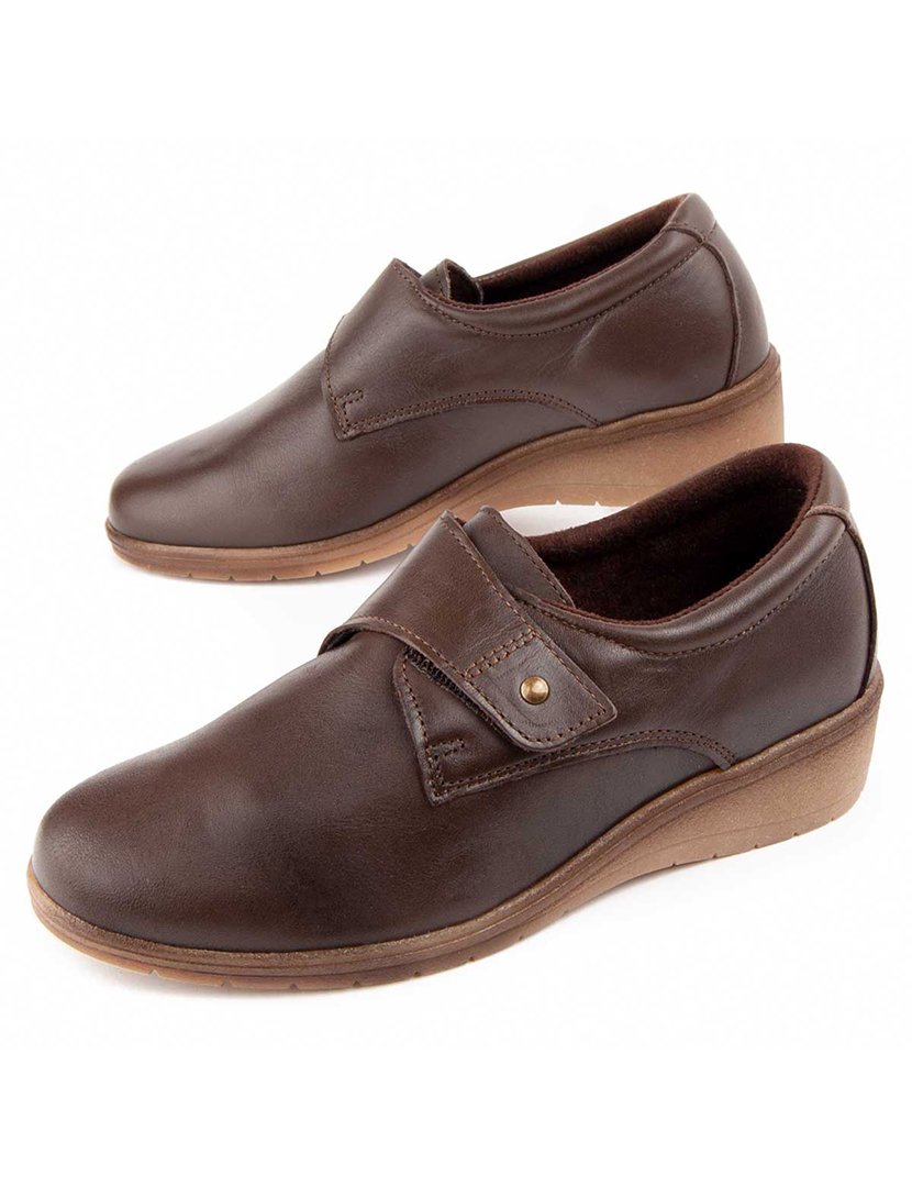 Mocassin Plataforma Senhora Castanho