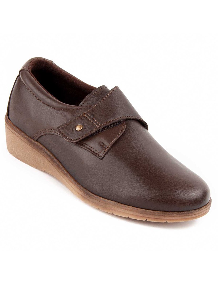 Mocassin Plataforma Senhora Castanho